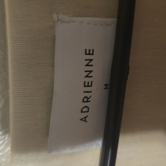 Adrienne V-Neck Long Sleeve Maxi Dress with Belted Waist in Tan & Brown Print M - Picture 4 of 5